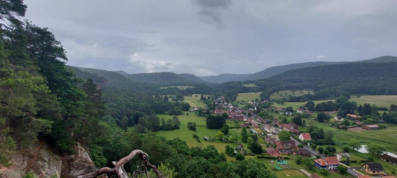Au Wachtfels Bed and Breakfast Obersteinbach Eksteriør billede